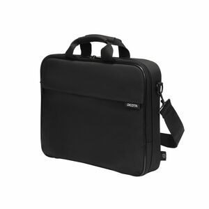 Dicota Top Traveller ONE Carrying Case for 38.1 cm (15") to 43.9 cm (17.3") Notebook - Black - Polyethylene Terephthalate 