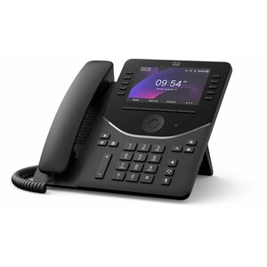 Cisco 9861 IP-Telefon - Schnurgebunden - Verkabelt/Kabellos - Bluetooth, Wi-Fi - Desktop, Wandmontierbar - Schwarz - 10 x 