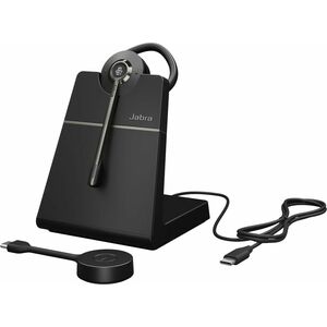Jabra Engage 55 SE Sem fios Fixo à orelha, Auscultadores com suporte para pescoço, Na orelha Mono Auscultadores - Preto - 