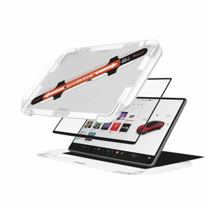Spigen GLAS.tR EZ Fit 9H Tempered Glass Anti-glare Screen Protector - Clear Matte - For LCD Touchscreen Monitor - Fingerpr