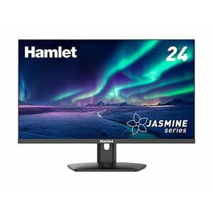 Hamlet Monitor LCD HM24JF-V - 24 Full HD 1920x1080100 Hz IPS. Altoparlanti stereo integrati. Dotato di ingressi HDMI + VGA