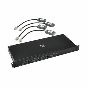 Tripp Lite series B127A-4X4-BH4PH Audio/Video Switchbox - Cable - TAA Compliant - 3840 × 2160 - 4K - Twisted Pair - 4 Inpu