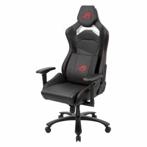 ROG Chariot X Core gaming chair in racing-car style featuring an adjustable high-density foam headrest memory-foam lumbar 
