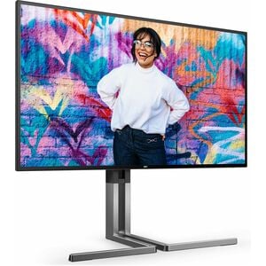 AOC U3 Graphic Pro U27U3CV 27" Class 4K UHD LED Monitor - 16:9 - Textured Black - 68.6 cm (27") Viewable - Nano In-plane S