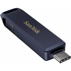 SanDisk SDIXD0N-256G-GN6NE 256 GB Lightning, USB 3.2 (Gen 1) Type C Flash Drive - Metallic - 90 MB/s Read Speed - 10 MB/s 