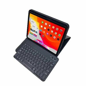 DEQSTER Slim Combo Keyboard/Cover Case for 27.7 cm (10.9") to 27.9 cm (11") Apple iPad (7th Generation), iPad (8th Generat