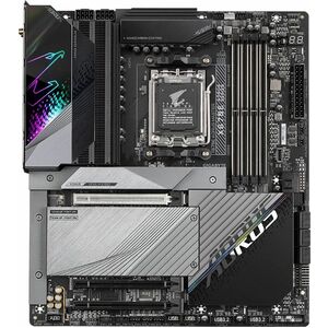 GIGABYTE X670E AORUS MASTER - AMD X670 芯片组 - 扩展 ATX - Ryzen 7 Processor Supported - 192 GB DDR5 SDRAM 最大内存 - DIMM, UDIMM -