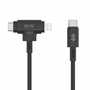 Hyperjuice HJ4010BKGL 1.52 m Lightning/USB-C Data Transfer Cable - Cable for Notebook, Tablet, Phone, MacBook Air, Headpho