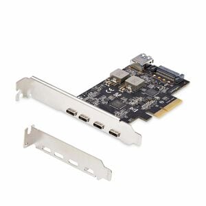 TARJETA PCIE DE 5 PUERTOS USB DE 10GBPS 4X USB-C / 1X USB-A