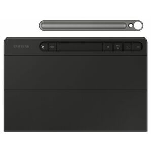 Housse/Clavier Samsung - Porte-livres Style Samsung Galaxy Tab S9, Galaxy Tab S9 FE Tablette - Noir