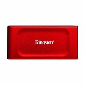 Kingston XS1000 1 TB Portable Solid State Drive - External - Red - USB 3.2 (Gen 2) - 1050 MB/s Maximum Read Transfer Rate