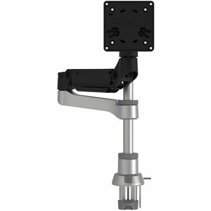 Braccio per monitor R-Go Caparo, braccio per monitor singolo regolabile con molla a gas, portata 3-9 kg, nero