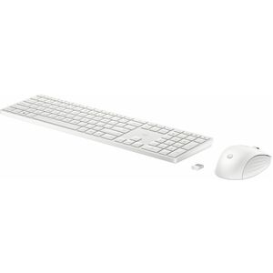 HP 655 Keyboard & Mouse - Hungarian - USB Type A Plunger Wireless RF 2.40 GHz Keyboard - Keyboard/Keypad Color: White - US
