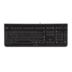 CHERRY KC 1000 Teclado - Cabo Conectividade - USB Interface - Preto - 109 Key(s) - Calculadora, E-mail, Navegador, Descans