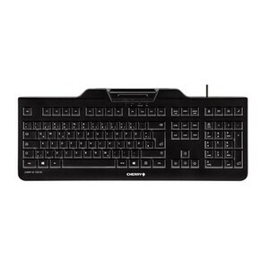 CHERRY KC 1000 SC Teclado - Cabo Conectividade - USB Interface - Inglês (Reino Unido) - QWERTY Layout - Preto - Mecânica I