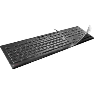 CHERRY WetEx Capa protetora - Suportes Teclado - Flexível, Resistência a derramamentos, Resistente ao pó, Resistente à suj