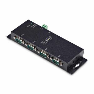 StarTech.com Device Server - TAA Compliant - Twisted Pair - 1 x Network (RJ-45) - 4 x Serial Port - 10/100Base-T - Fast Et