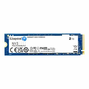 SSD Kingston NV3 - M.2 2280 Interne - 2 To - PCI Express NVMe (PCI Express NVMe 4.0 x4) - Notebook, Ordinateur de bureau A