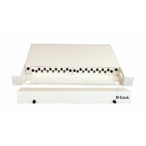 D-Link 24 Port(s) Fiber Panel - Optical Fiber - Black, Beige - 1U High - 19" Wide - Rack-mountable