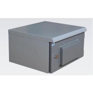 D-Link 6U Wall Mountable, Pole Mountable Rack Mount Enclosure for Networking - 48.26 cm (19") Rack Width x 40 cm (15.75") 