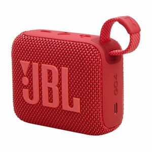JBL Go 4 Portable Bluetooth Speaker System - 4.2 W RMS - Red - 90 Hz to 20 kHz - Battery Rechargeable - 1