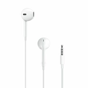 Apple EarPods Wired Earbud Stereo Earset - White - Binaural - In-ear - Noise Canceling - Mini-phone (3.5mm)