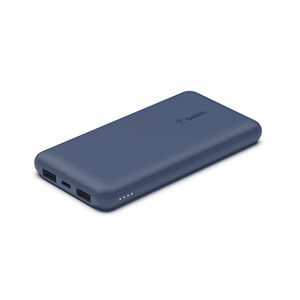 Belkin 10,000mAh, 15W Fast Charging Durable Power Bank, Blue