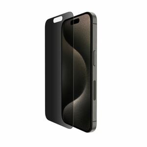 Belkin Privacy Screen Protector for iPhone 15 Pro + Easy Align Frame