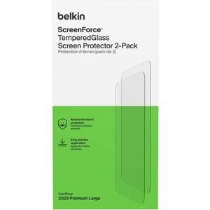 Belkin Screen Protector for iPhone 15 + Easy Align Frame