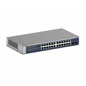Netgear GS724T 24 Ports Manageable Ethernet Switch - Gigabit Ethernet - 10/100/1000Base-T, 1000Base-X - 3 Layer Supported 