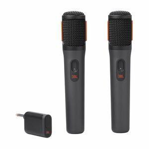 JBL PartyBox Wireless Dynamic Microphone for Singing, Indoor, Outdoor, Speaker, Voice, Vocals - Black - RF - 50 Hz to 15 k