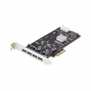 StarTech.com 4-Port USB PCIe Card, USB 3.2 5Gbps, PCI Express Expansion Card with 4x Independent USB Controllers, 4x USB-A