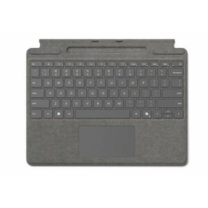 Surface Pro Keyboard Platinum with pen storage slot