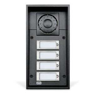 2N IP Force Intercom Sub Station for Door Entry, Access Control - Black - Cable