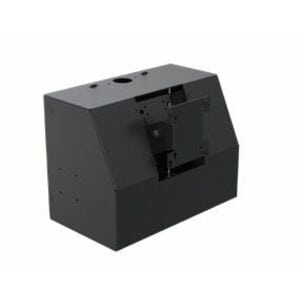 SpacePole Mounting Enclosure for Display Screen, Peripheral Device, Kiosk - 38.1 cm to 61 cm (24") Screen Support - 10 kg 