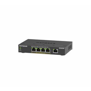 Netgear 300 GS305Pv3 5 Ports Ethernet Switch - Gigabit Ethernet - 10/100/1000Base-T - 2 Layer Supported - 66.78 W Power Co