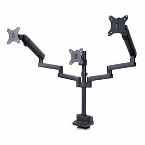 StarTech.com Desk Mount for Monitor, Display - Black - Landscape/Portrait - Height Adjustable - 3 Display(s) Supported - 6