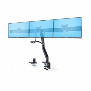 StarTech.com Mounting Arm for Monitor, Display - Black - Landscape/Portrait - Height Adjustable - 3 Display(s) Supported -