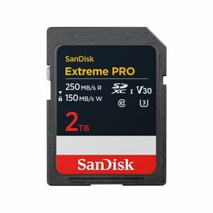 SanDisk Extreme PRO 2 TB UHS-I SDXC - 250 MB/s Read - 150 MB/s Write