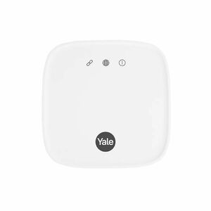Yale Connect Plus Hub 2 YAR/SWAA/HUB Smart Home Hub - 3 cm Height x 8 cm Width x 8 cm Depth - White - Plastic
