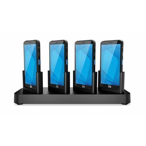 Elo Cradle for Mobile Computer - 4 Slot - Charging Capability - Black