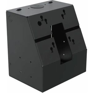 SpacePole Kiosk Top Mounting Module for Tablet, Scanner - Black - 25.4 cm to 81.3 cm (32") Screen Support - 75 x 75, 100 x