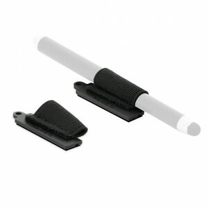 MOBILIS Stylus Stylus Holder - 10 / Pack - Black - Adhesive Mounting