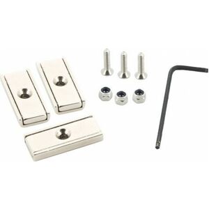 MOBILIS Magnetisches Element - Schwarz - 3 / Pack