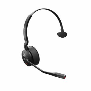 Jabra Engage 55 SE Wired/Wireless Over-the-head, On-ear Mono Headset - Black - Microsoft Teams Certification - Monaural - 