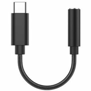 Fairphone Audio Adapter - 1 x USB Type C - Male - 1 x Mini-phone Audio - Female - Black