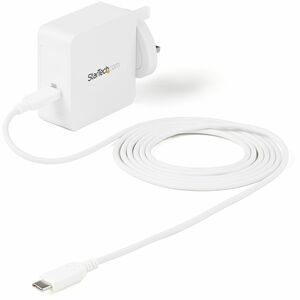 StarTech.com 60 W AC Adapter - 1 Pack - For USB Type C Device, Tablet PC, Smartphone, Notebook, MacBook Pro - 120 V AC, 23