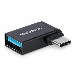StarTech.com Right Angled USB-C to USB-A Adapter, USB 5Gbps, Compact USB-C Male to USB-A Female Adapter, Durable Metal Hou