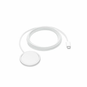 Apple MagSafe Induction Charger - White - 1 - For Smartphone, AirPod, iPhone, Qi-enabled Device - Input connectors: USB - 
