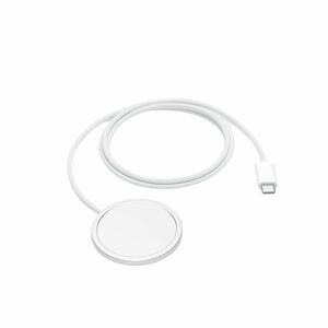 Apple MagSafe Induction Charger - White - For Smartphone, AirPod, iPhone, Qi-enabled Device - Input connectors: USB - MagS